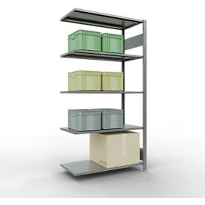 SCHULTE Lagertechnik - Insteekbevestiging met lengtebout - 2000x1000x500 mm, type 150 kg