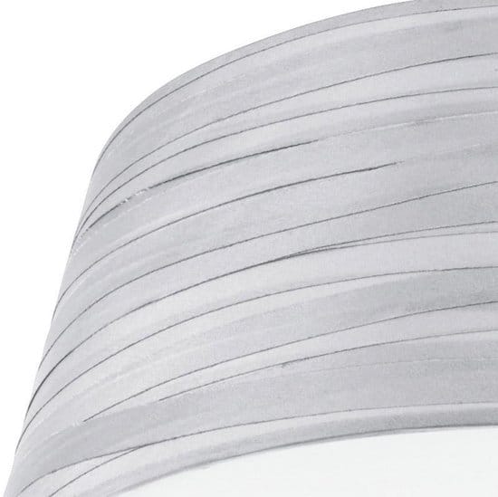 EGLO Fonsea - Plafonnière - 2 Lichts - Ø375mm. - Wit - Zilver