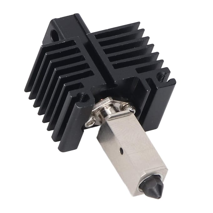 3D Printer Hotend Kit Afneembaar 0.4mm Gehard Stalen Nozzle 3D Printer Hotend Assemblage met Ventilator black