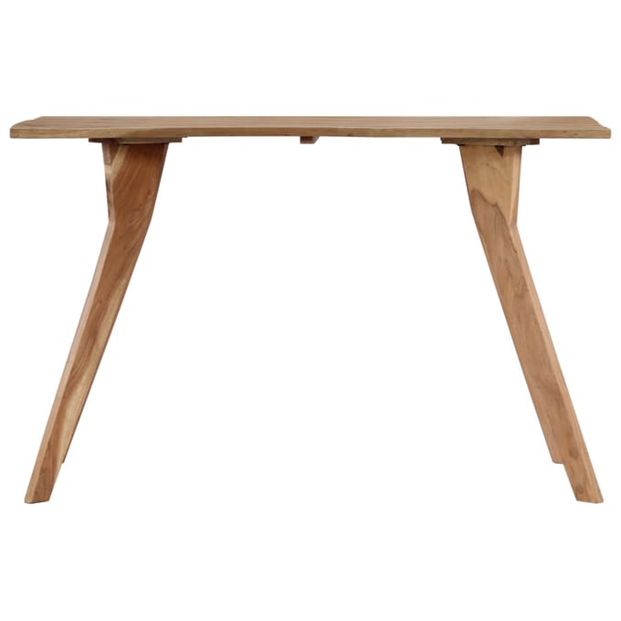 vidaXL - Eettafel - 120x58x76 - cm - massief - acaciahout