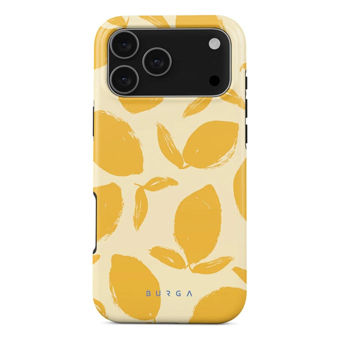 BURGA Tough MagSafe Case geschikt voor Apple iPhone 17 Pro - MagSafe - Lemon Tart