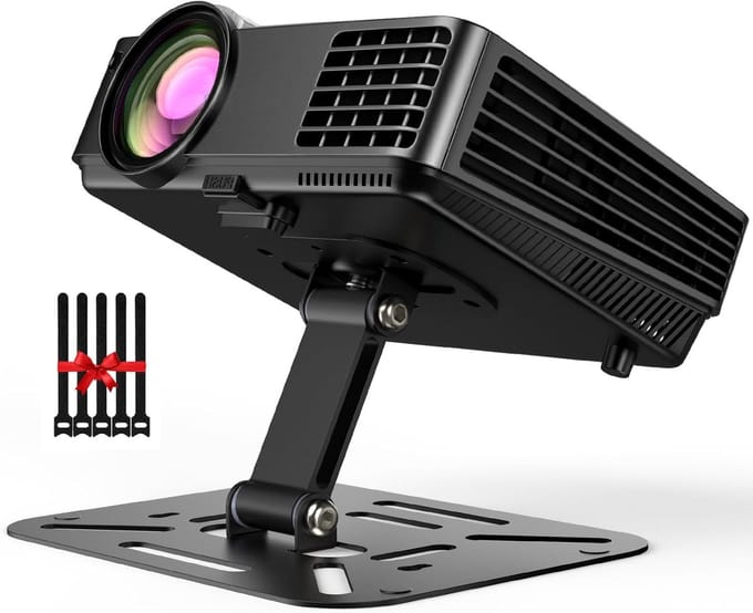 Projector Standaard - Mini Projector Houder - Thuisbioscoop Instellen - Verstelbare Kantelhoek - Compact Ontwerp