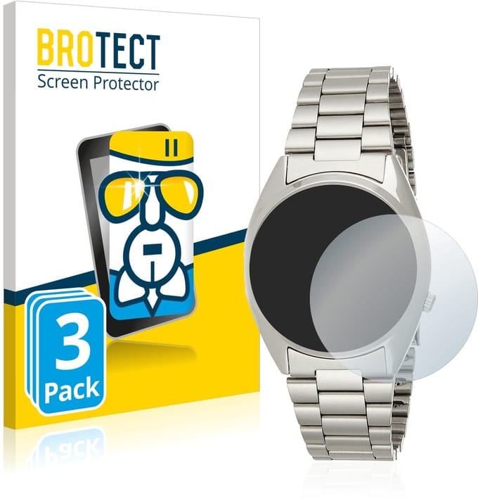 Screenprotector 3 Stuks voor Seiko 5 Automatik SNXS77K Beschermglas transparant