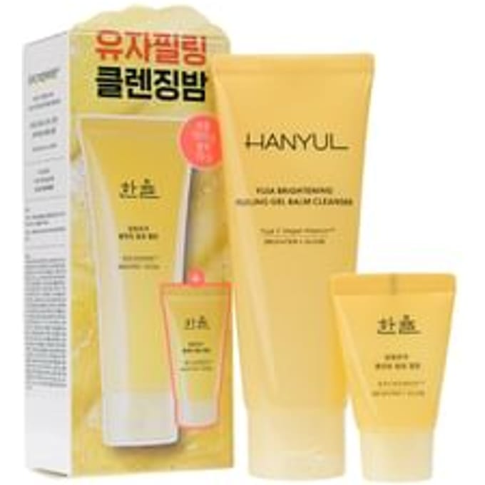 HANYUL - Yuja Brightening Peeling Gel Balm Cleanser Special Set 2 pcs