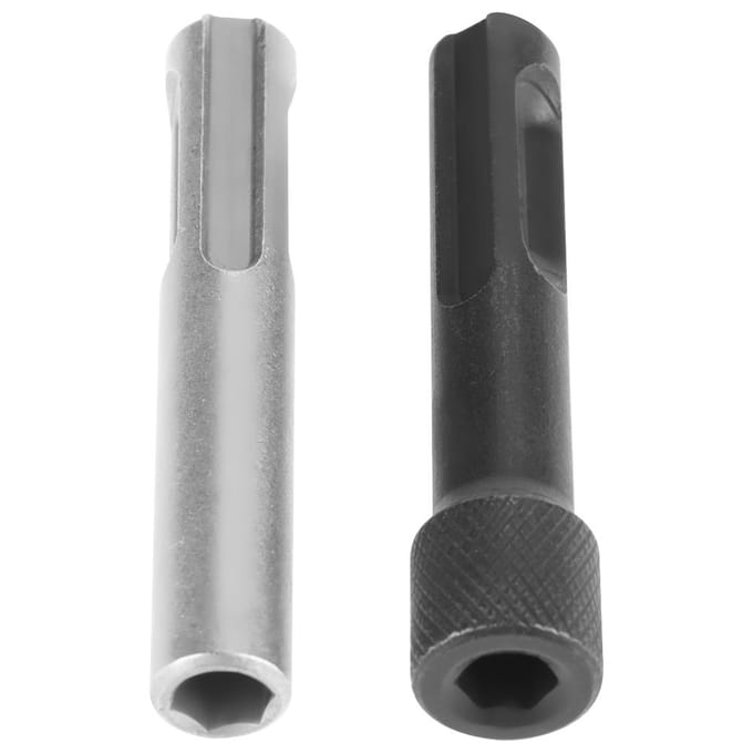 2 Stuks 14  Draagbare Magnetische Zeskant Schacht SDS Schroevendraaier Bit Houder Dop Adapter