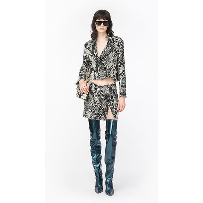 PINKO Grisu Jacket White/black Taglia: 42 | Giacche corte Outlet | Donna | Bianco