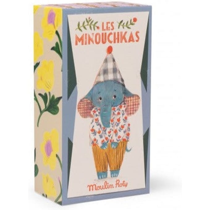 Moulin roty knuffelolifant les minouchkas - pablo - 25,5 cm