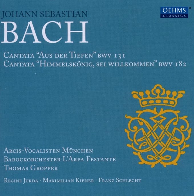 Arcis-Vocalisten München, L'Arpa Festante, Thomas Gropper - J.S. Bach: Cantatas Bwv 131 & 182 (CD)