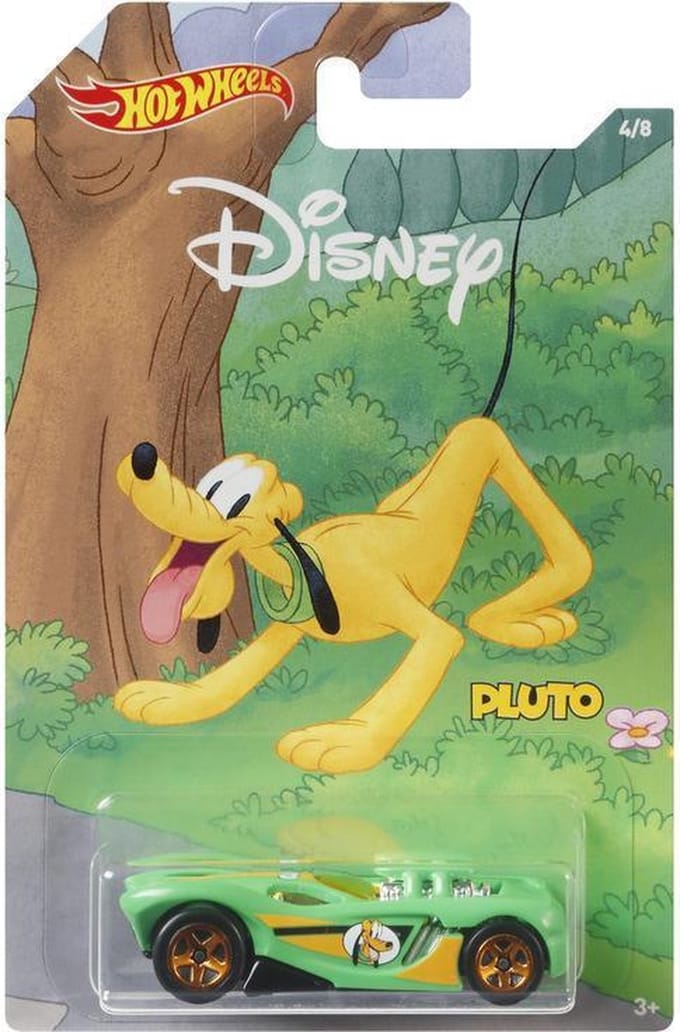 Hot Wheels Pluto auto - Mickey & Friends - 7 cm