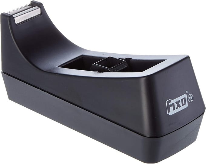 Rolhouder voor 33 meter tape - Zwart met antislip coating