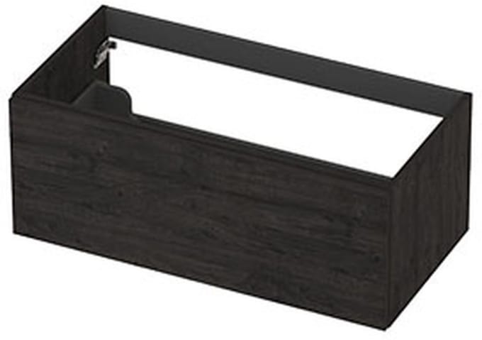 INK - Onderkast 1L Decor Softclose Tbv Greep - 900x450x350 Mm - Houtskool Eiken