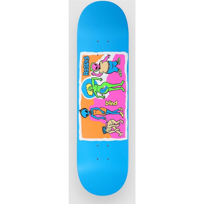 Blind Tj Color Portrait Super Sap R7 8.25" Skateboard Deck blauw