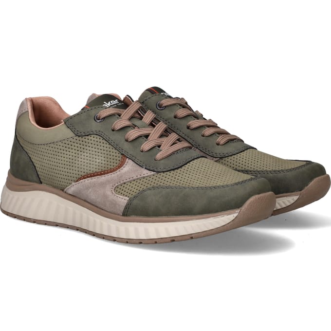 Rieker Sneakers - Heren - Groen - Maat:42