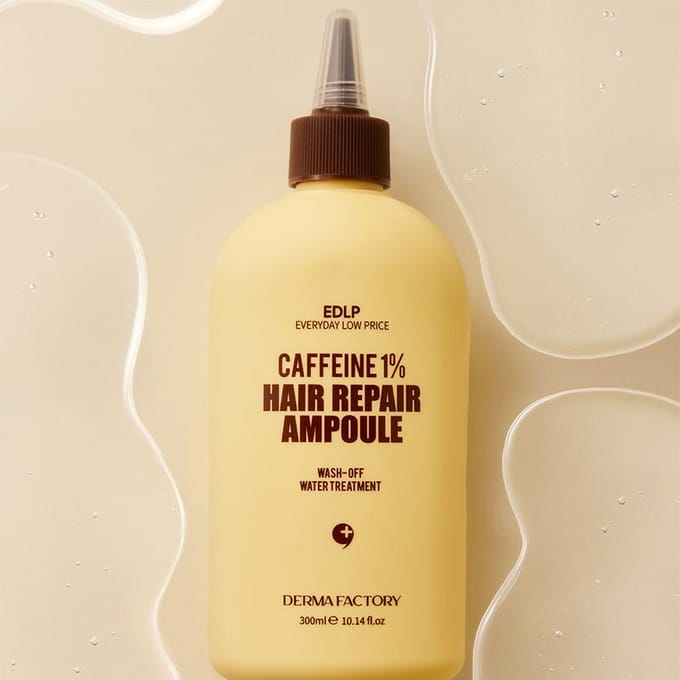 [DERMA FACTORY] EDLP Cafeïne 1% Haarherstel Ampul 300ml beige