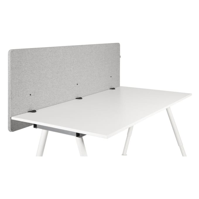 FLEXMIUT D 180 | ​Akoestische scheidingswand | 180 cm - Tafelverdeler Lichtgrijs
