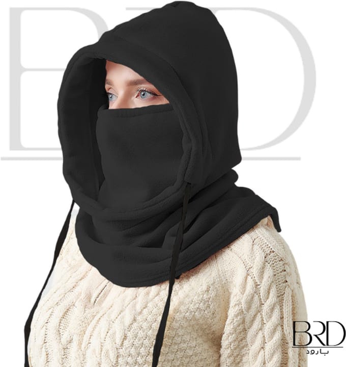 BRD® Fleece Balaclava Zwart - Windmasker - One Size - Dames & Heren