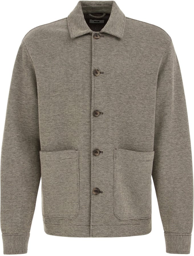 WE Fashion Heren regular fit overshirt