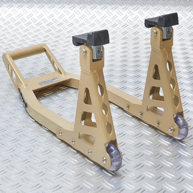 Datona® MotoGP Paddockstand voorwiel - goud - Goud