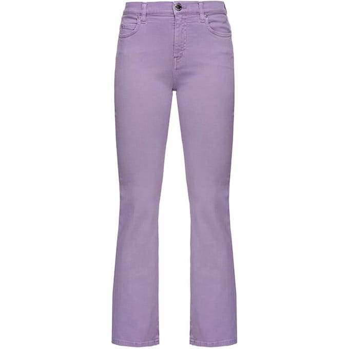 PINKO Brenda 5 Pockets Purple Taglia: 26 | Pantaloni larghi Outlet | Donna | Viola