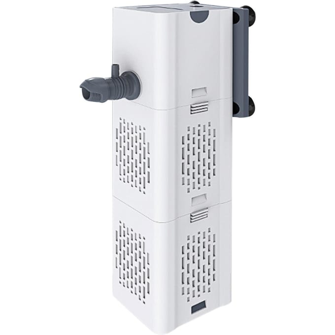 15W aquariumfilter, aquariumfilter Aquariumfiltratiepomp Circulatie Interne filter met US Plug white