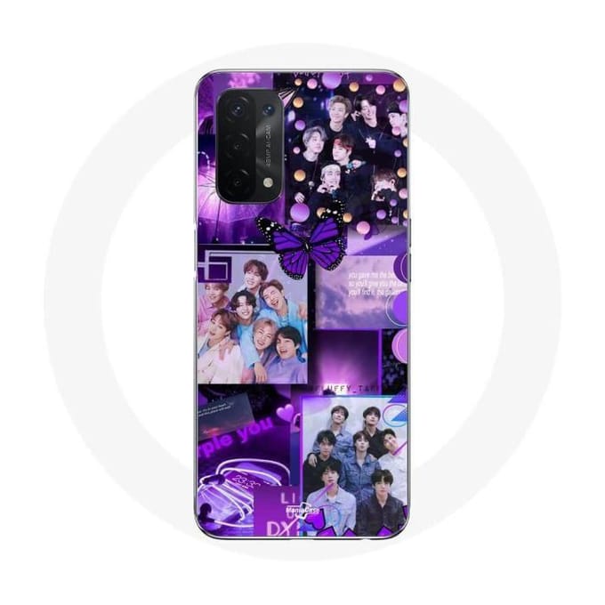 Oppo A54 5G BTS Concept hoesje paars