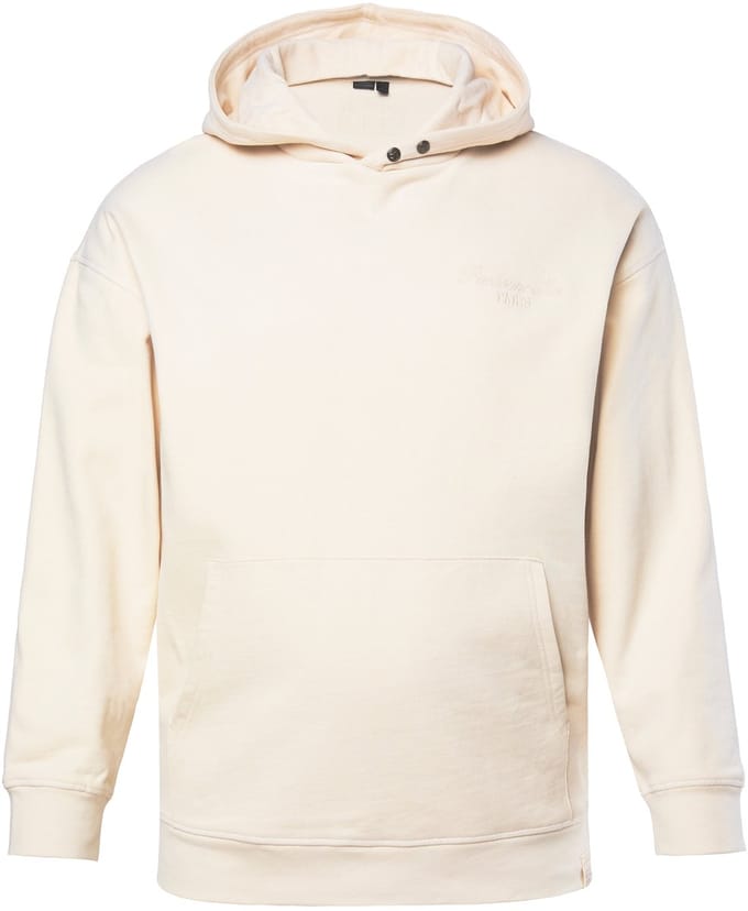 STHUGE - Heren - Hoodie oversized capuchon badges - Zacht graniet - Maat 4XL