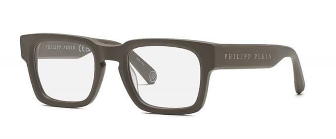 Philipp Plein VPP145M Verde kaki lucido 51/22/150 MAN Brilmonturen