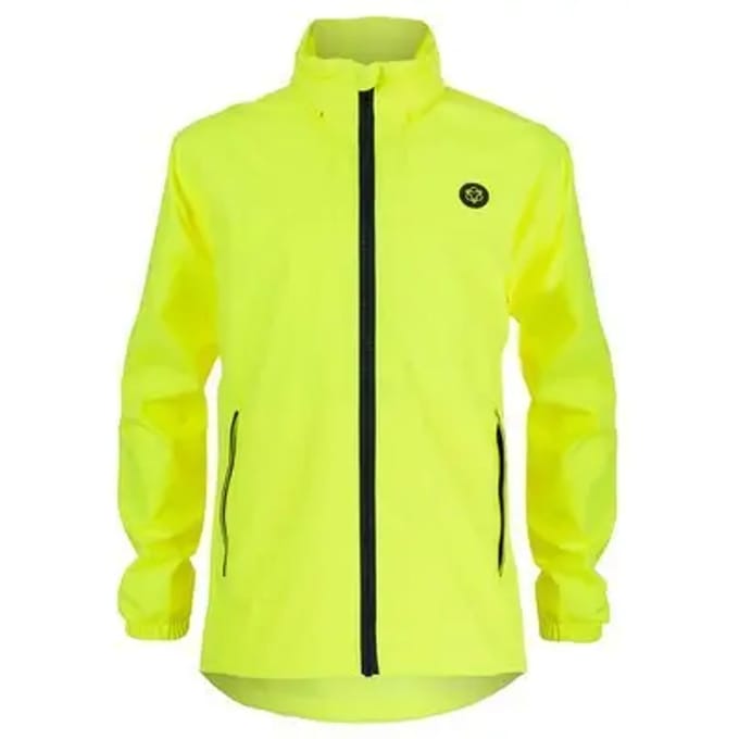 AGU Essential - Regenjas - Kids - Waterdicht en Ademend - Poray 5.000 - Reflecterend - Met Ritszakken - 140 - Geel