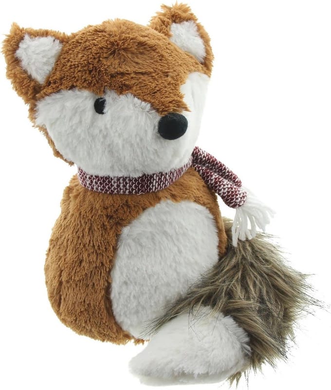 Deurstopper met schattig vosontwerp - Zware zandvulling, 100% polyester, 23 cm hoog