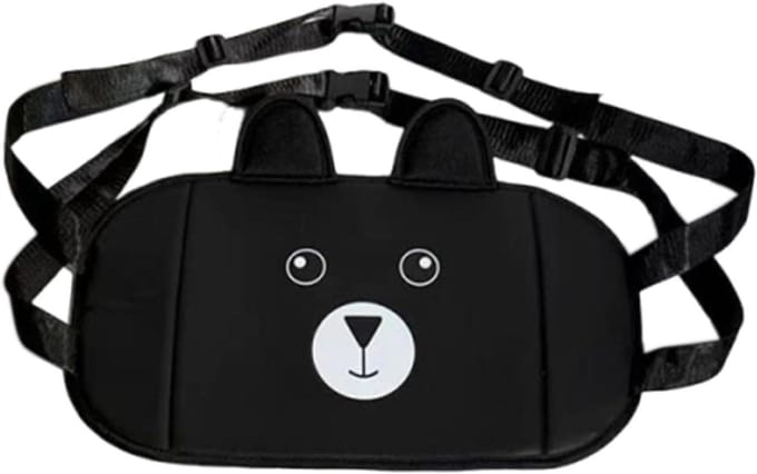Voet Hangmat - Beensteun - Reizen Comfort - Verstelbare Riem - Compact Ontwerp - Zwart