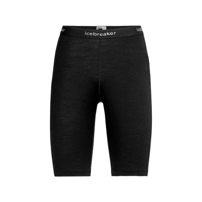 Icebreaker 200 Oasis Merino Basislaag Shorts Zwart M Vrouw