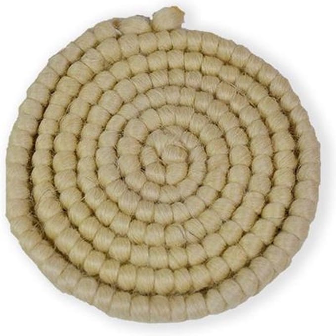 Witbaard Wolcrêpe 100 Cm Schapenwol Naturel