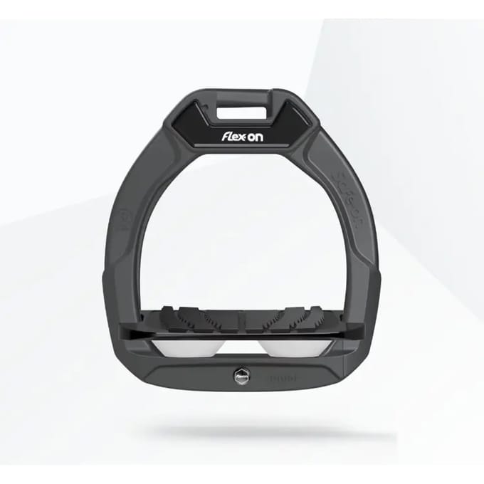 Veiligheidssportbeugels Ingelijst Grip Antraciet/Zwart/Wit kind Flex-On Safe-On