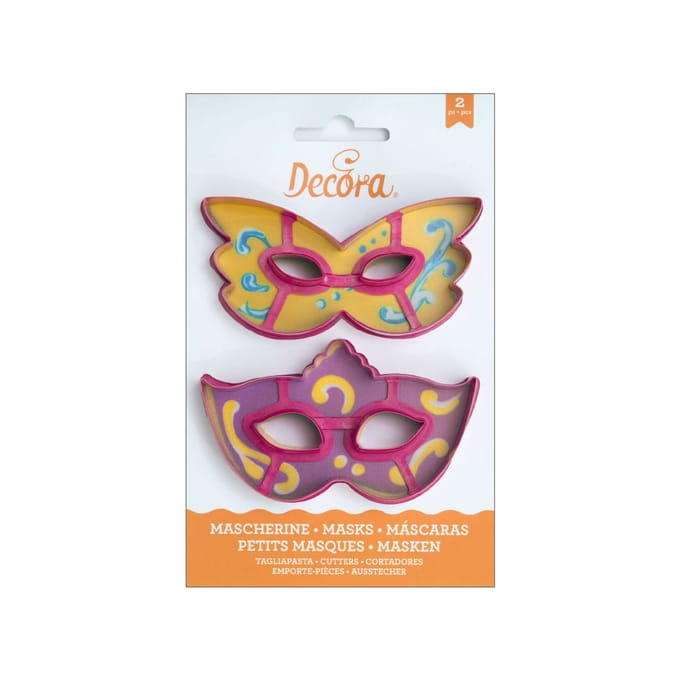 Uitstekers Masker Maskers   2 Stuks Vormpjes