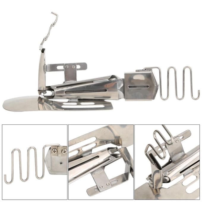Hemmer Map Mouwen Binder Gerolde Zoom Gereedschap 23 Naalden Naaimachine Accessoires Outlet 716 gray