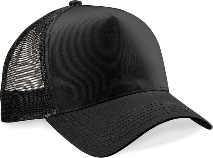 Beechfield Snapback truckerpet B640 - Black - One size