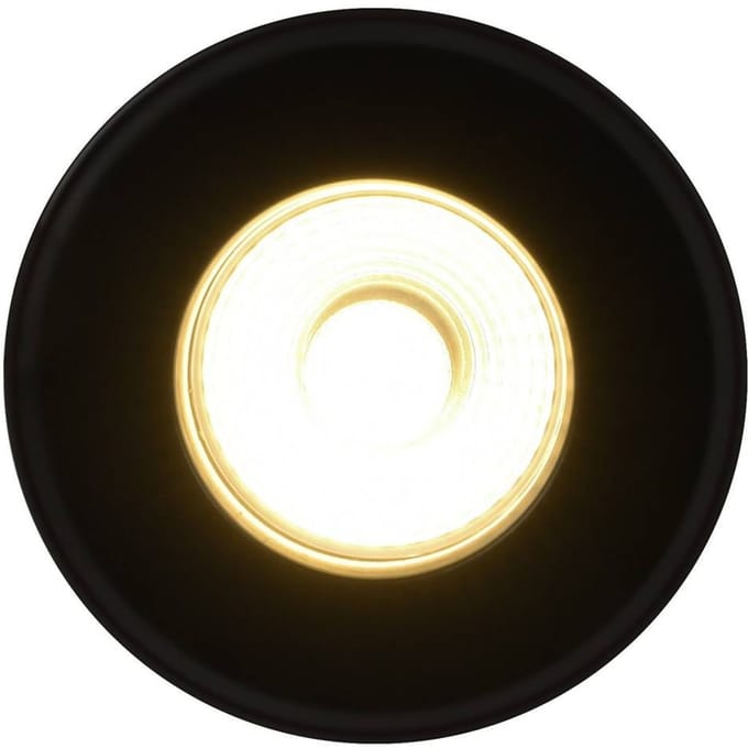 Nordlux Plafond inbouwspot Rosalee, zwart, IP65, CCT schakelaar