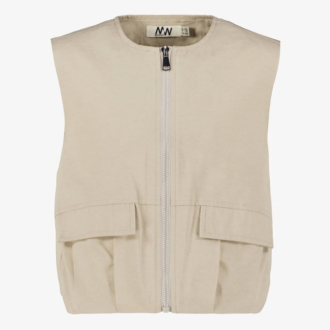 MyWay meisjes gilet beige - Maat 146/152