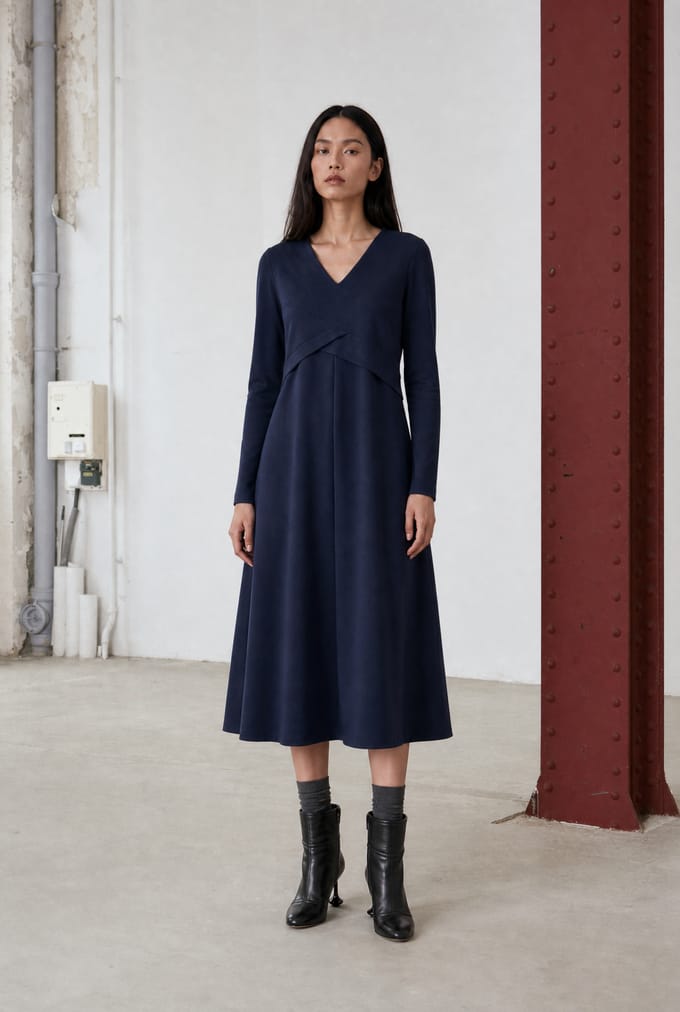 Anita dress technical jersey | Blue - Blue / S