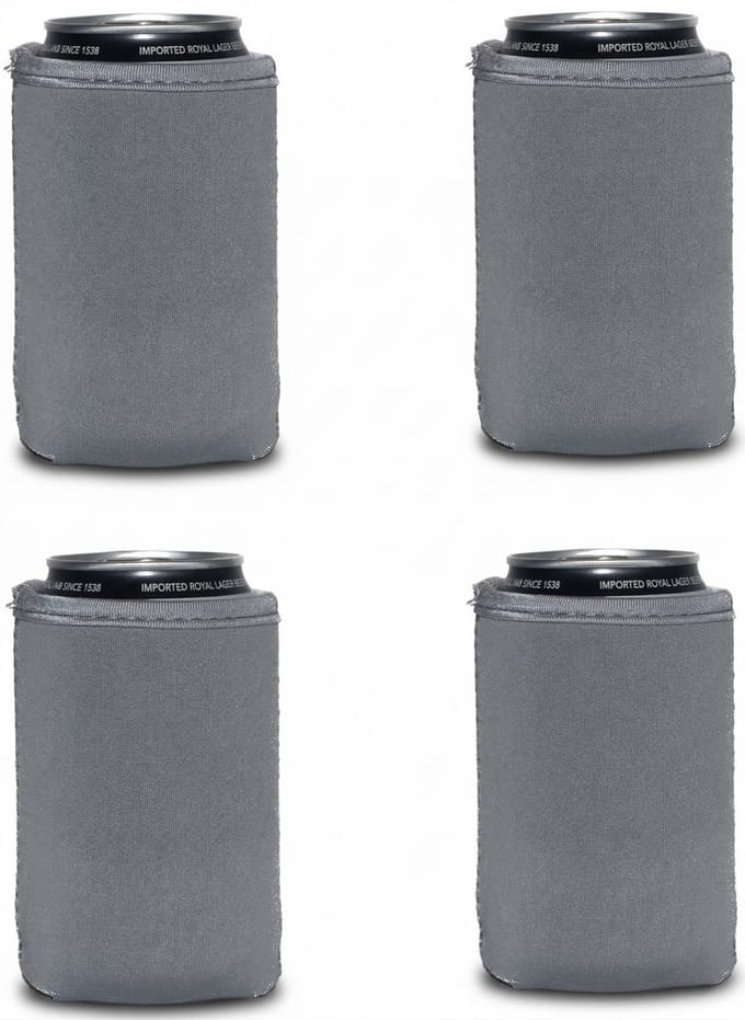 EIZOOK 4 stuks Blik koelhoud hoes - bierblik hoesjes - GRIJS