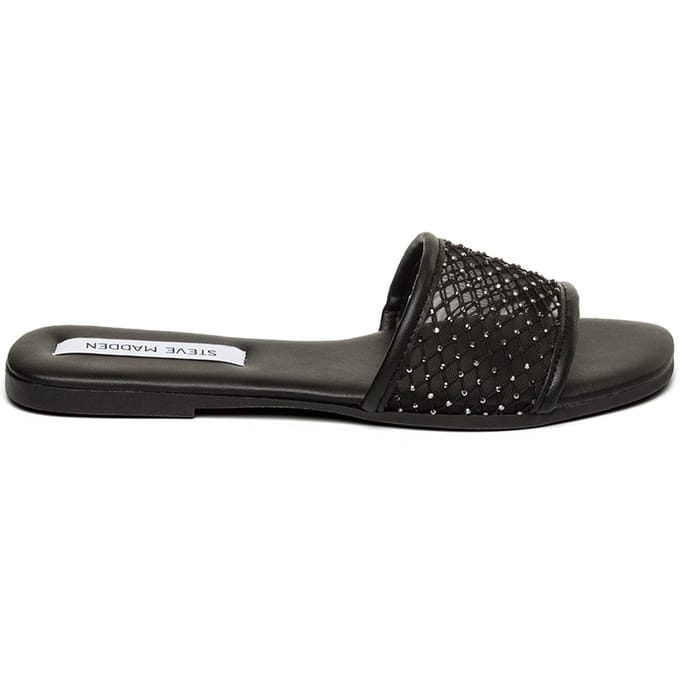 Steve Madden Averlee Slides Black Größe: 36 | Sandalen Outlet | Damen | Schwarz