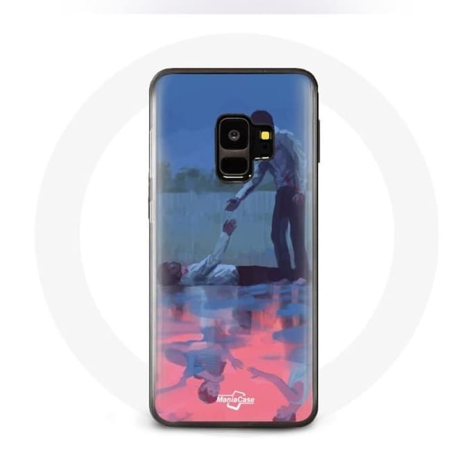 Case voor Samsung S9 plus Squid Game Seong Gi hun Nummer 456 en Cho Sang woo Nummer 218
