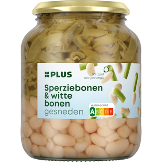 Sperziebonen met witte bonen
