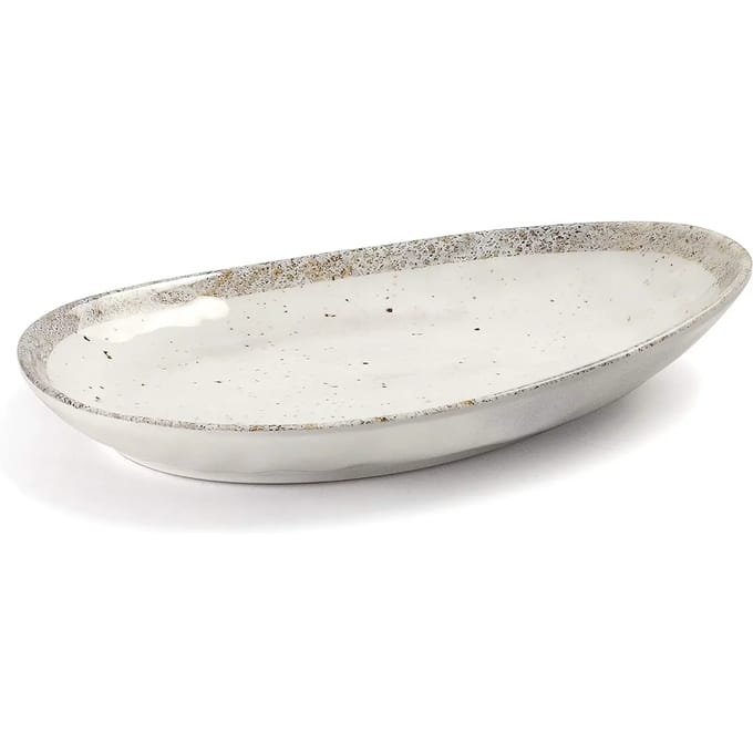 Ovale melamine schaal Lacor Earth 28,2x21x4,8 cm