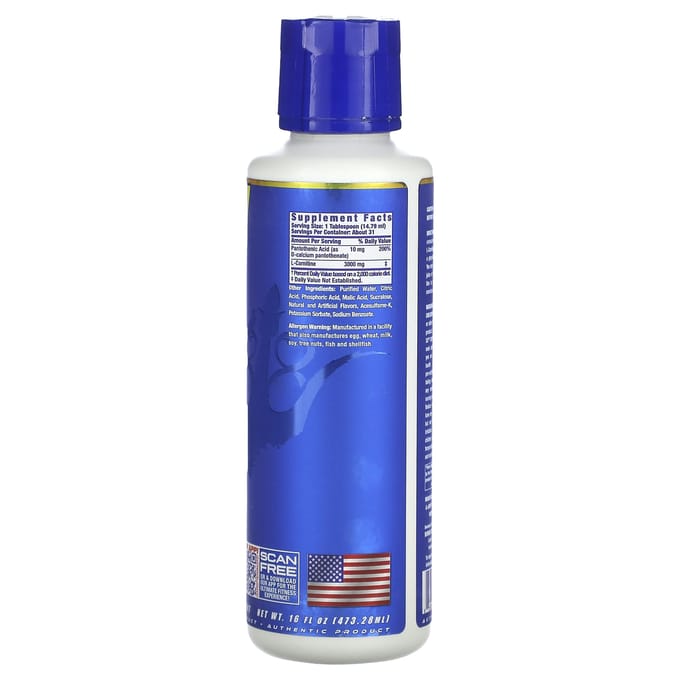 Ronnie Coleman, Vital Edition, L-CarnitineXS 3000, Mango Ananas Smaak, 16 fl oz (473,28 ml)
