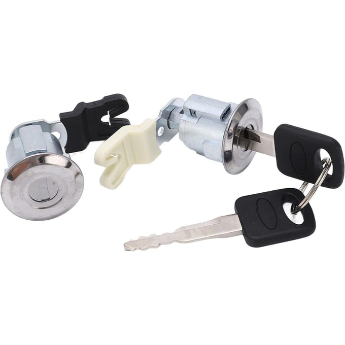 Auto Voordeurslot Cilinderset XL2Z7821990AC Vervanging Voor Ford E150 E250 E350 gray