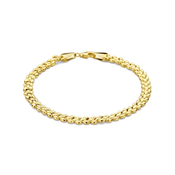 14K Geelgouden armband 4,8 mm 18 cm - 4035217