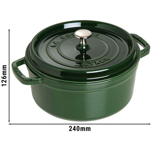 STAUB LA COCOTTE - Kookpot - Ø 180mm - Gietijzer - Basilicumgroen