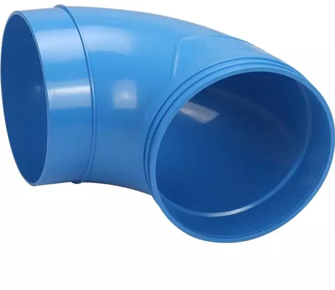 Wavin Ventiza bocht 90 graden PVC rond 160 mm M/S