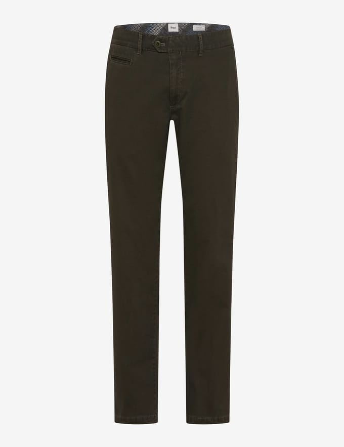 Brax Heren Chino  Style EVEREST OLIVE Groen Olijf, groen - olijf, maat 46